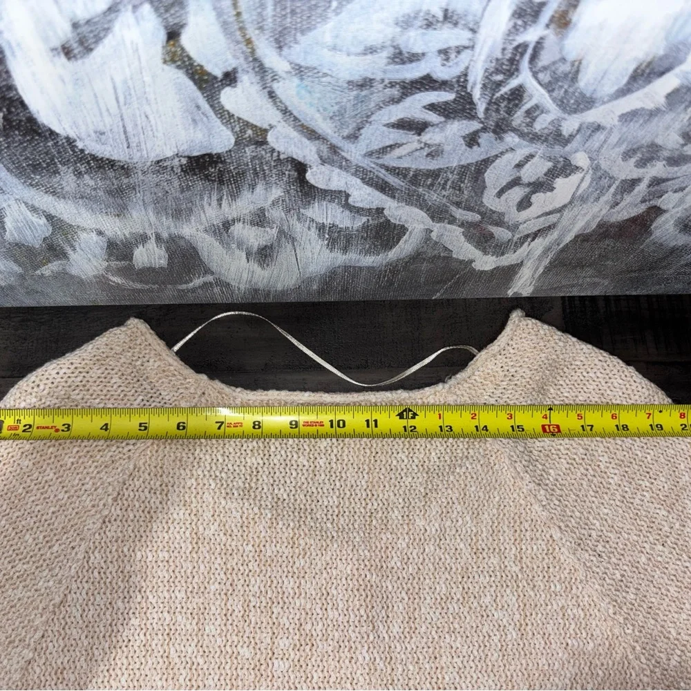 Free People Bright Lights V-Neck Sweater SZ  M - Picture 12 of 12